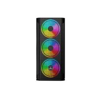 RAMPAGE 650W 80+ BROZNE TRAPPER 4-RGB FANLI GAMING MID-TOWER PC KASASI