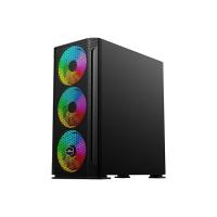 RAMPAGE 650W 80+ BROZNE TRAPPER 4-RGB FANLI GAMING MID-TOWER PC KASASI