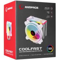 RAMPAGE ECOOLFAST WHITE HAVA SOĞUTMALI RGB İŞLEMCİ FANI