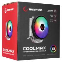 RAMPAGE RM-C08 COOLMAX HAVA SOĞUTMALI RGB İŞLEMCİ FANI