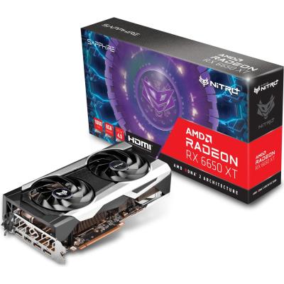 SAPPHIRE 8GB RX6650XT NITRO+ RADEON GAMING OC 11319-01-20G GDDR6 128it PCIE 4.0