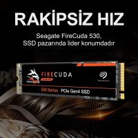 SEAGATE 1TB FIRECUDA 530 ZP1000GM3A013 7300-6000MB/s M2 NVME PCIE GEN4 DİSK
