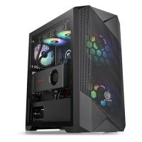 THERMALTAKE 750W 80+ COMMANDER G33 CA-3P3-75M1WE-00 2X ARGB FANLI GAMING MID-TOWER KASA