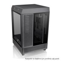 THERMALTAKE TOWER 500 CA-1X1-00M1WN-00 Gaming E-ATX PC Kasası Siyah
