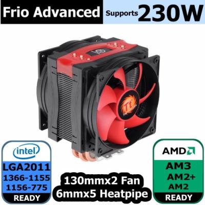 Thermaltake Frio Advanced 2x130mm Fanlı 230W destekli İntel AMD Uyumlu İslemci Sogutucusu