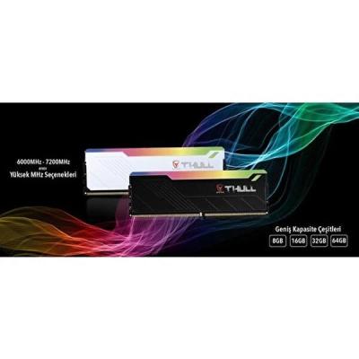 Thull Rgb Black Heatsink Apex 32 GB (2x16) 6400 MHz CL32 THL-PCAPX51200D5-32G-B DDR5 Ram