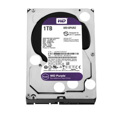 WD 1TB 3.5" 5400RPM 64MB SATA3 GÜVENLİK DİSKİ PURPLE WD10PURZ