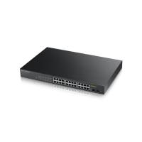 Zyxel GS1900-24HPV2 24 Port Gig L2 WebYönPoe 2xSFP