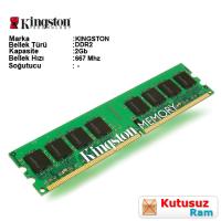 KINGSTON 2GB 667Mhz DDR2 Pc Ram (Bulk)