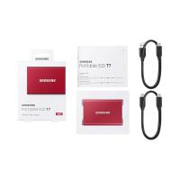 Samsung 2TB Taşınabilir T7 SSD 2.5 Kırmızı
