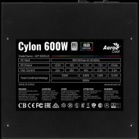 AEROCOOL 600W 80+ CYLON RGB AE-CYLNP600BR 12cm Fanlı Power Supply