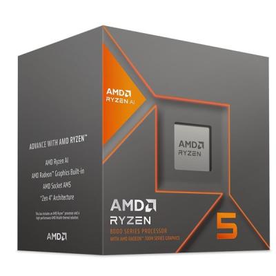 AMD RYZEN 5 8500G 22MB 6çekirdekli O/B UHD AM5 65w Kutulu+Fanlı