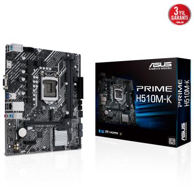 ASUS PRIME H510M-K DDR4 M2 PCIe NVME HDMI PCIe 16X v4.0 1200p v2 mATX