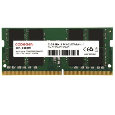 CODEGEN 32GB DDR4 3200MHZ NOTEBOOK RAM VALUE CDG-NBD425600/32G