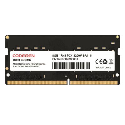 CODEGEN 8GB DDR4 3200MHZ NOTEBOOK RAM VALUE CDG-NBD425600/8G