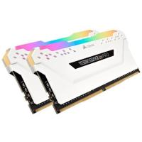 CORSAIR 16GB (2X 8GB) DDR4 2666MHZ CL16 DUAL KIT RGB PC RAM VENGEANCE RGB PRO WHITE CMW16GX4M2A2666C16W