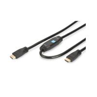 Digitus HDMI Kablo Altın Uçlu Siyah (30m)