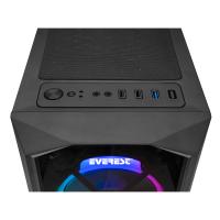 EVEREST FLAT GLASS 4X AGB FANLI GAMING MID-TOWER PC KASASI
