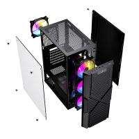 GAMEBOOSTER GB-PW908B 4-FANLI GAMING MID-TOWER PC KASASI
