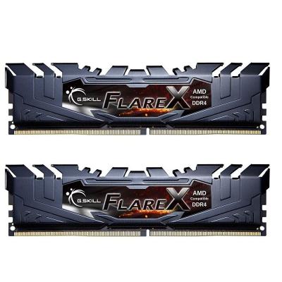 GSKILL 16GB (2X8GB) DDR4 3200MHZ CL16 DUAL KIT PC RAM Flare X F4-3200C16D-16GFX AMD RYZEN UYUMLU