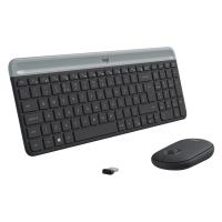 Logitech MK470 İnce Kablosuz Klavye Mouse Siyah