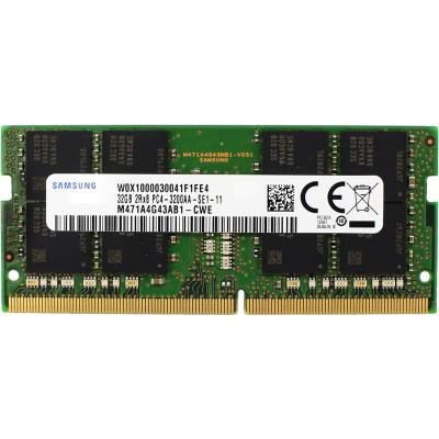 SAMSUNG 32GB DDR4 3200MHZ NOTEBOOK RAM VALUE M471A4G43AB1-VWE