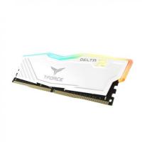 TEAM 16GB (2X 8GB) DDR4 3600MHz CL16 DUAL KIT RGB PC RAM T-FORCE DELTA WHITE TF4D416G3600HC18JDC011