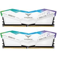 Team T-Force DELTA RGB White 32GB(2x16GB) 6400Mhz DDR5 Gaming Ram CL40 FF4D532G6400HC40BDC01