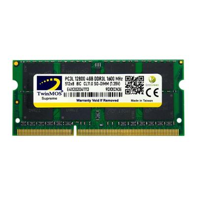 TwinMOS 4GB DDR3 1600MHz MDD3L4GB1600N Notebook Ram 1.35V